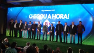 Presidentes de 13 clubes estiveram no evento de lançamento do Campeonato Brasileiro pelo Esporte Interativo