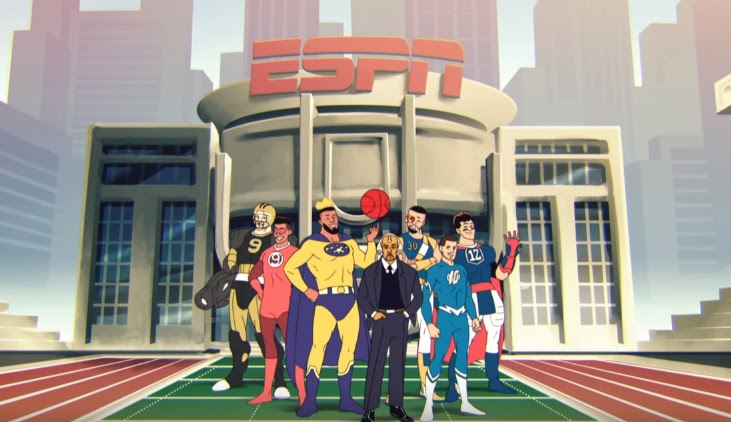 ESPN cria campanha inspirada em super-heróis para divulgar a "Super Week", programação de fim de ano