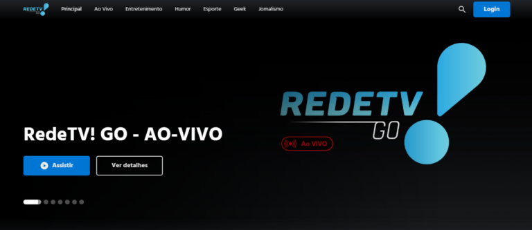 RedeTV! lança serviço de streaming RedeTV!Go